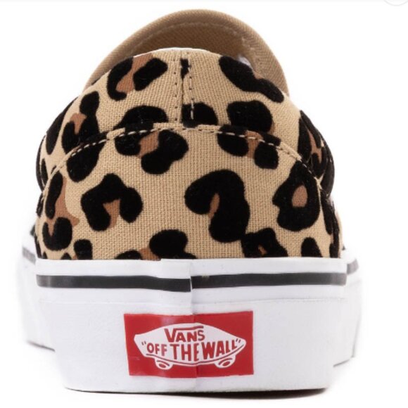 NWT Vans Classic Slip-On Leopard/True White Size 9 - Picture 9 of 14